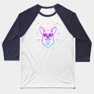 Cool Corgi (version II) Baseball T-Shirt